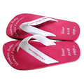 EVA 2 Tone Flip Flop Sandal w/ Tapered Toe